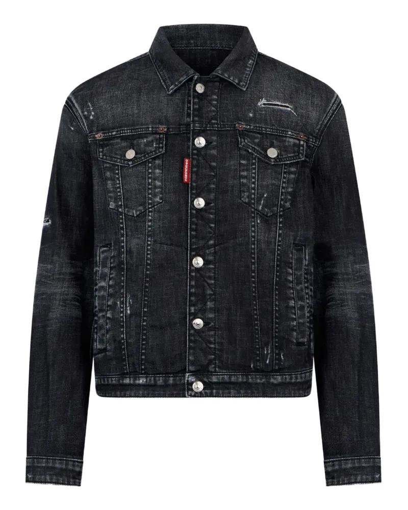 Dsquared2 Dan Jacke - Schwarz Schwarz