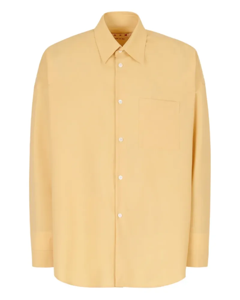 Marni Hemd mit geknöpfter Tasche - Gelb Gelb