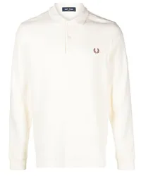 Fred Perry Poloshirt mit Logo-Stickerei Nude