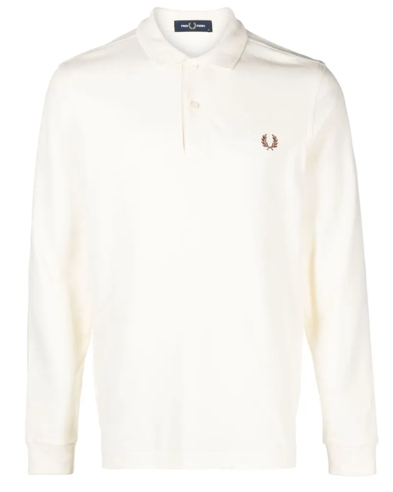 Fred Perry Poloshirt mit Logo-Stickerei - Nude Nude