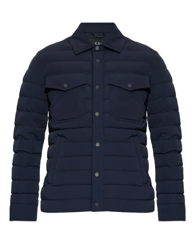 Moose Knuckles Jacke mit Knopfleiste - Blau Blau