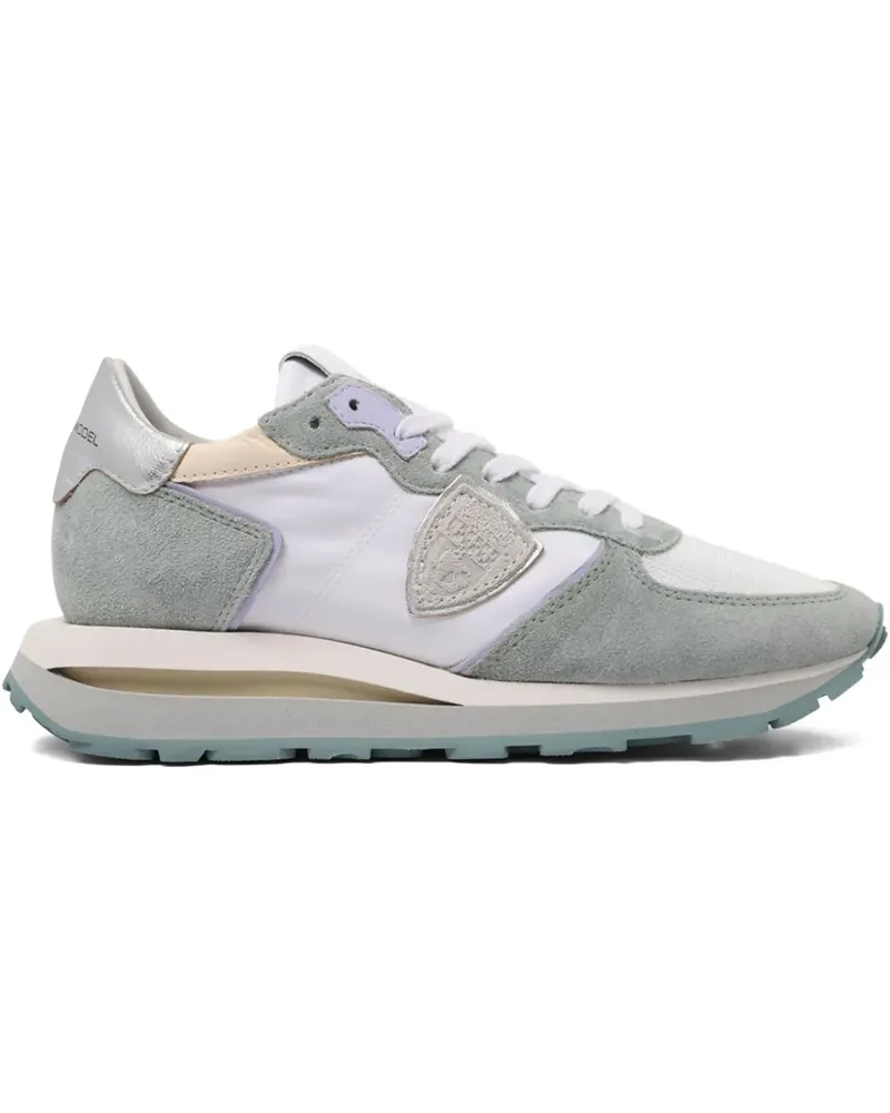 Philippe Model Tropez Haute Sneakers mit Wildledereinsatz - Blau Blau