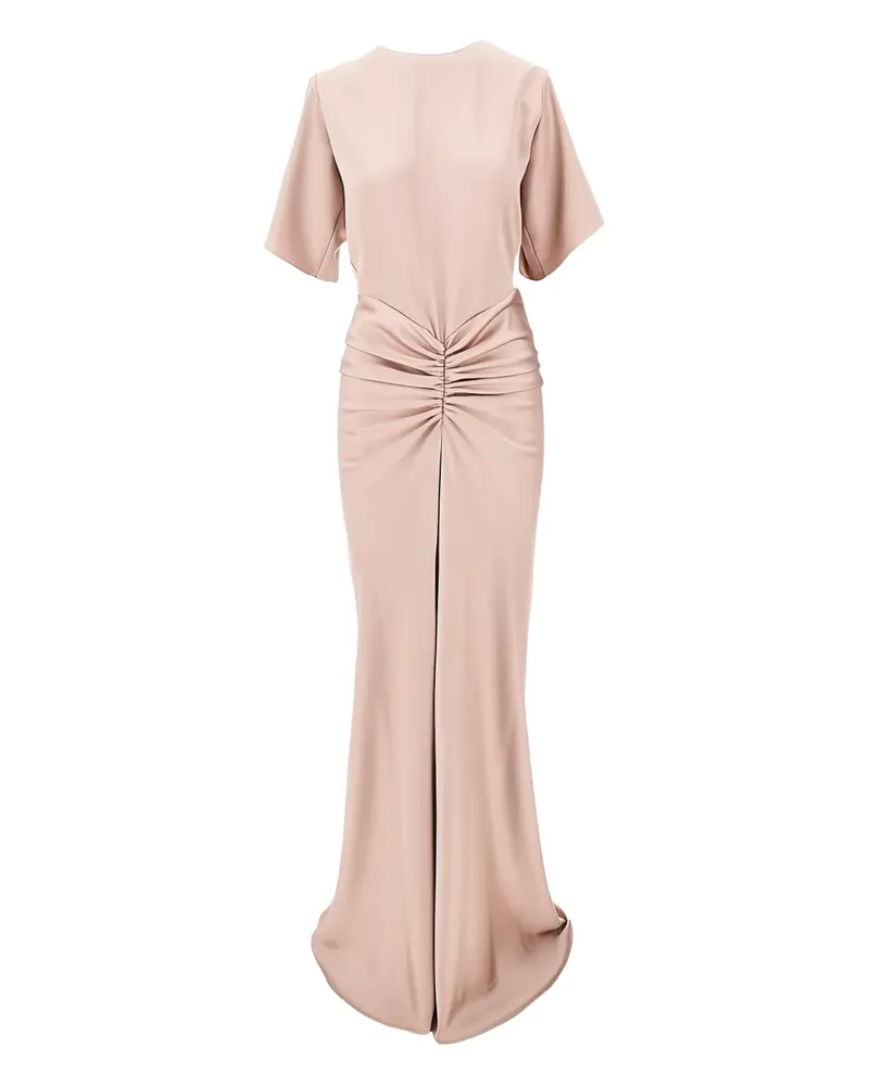 ANDAMANE Iris ruched maxi dress - Rosa Rosa