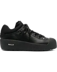 Bally Curyal Stiefel mit Pelzfutter Schwarz