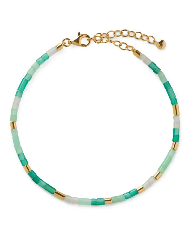 Monica Vinader Delphi Multi Armband mit Schmucksteinen - Grün Grün