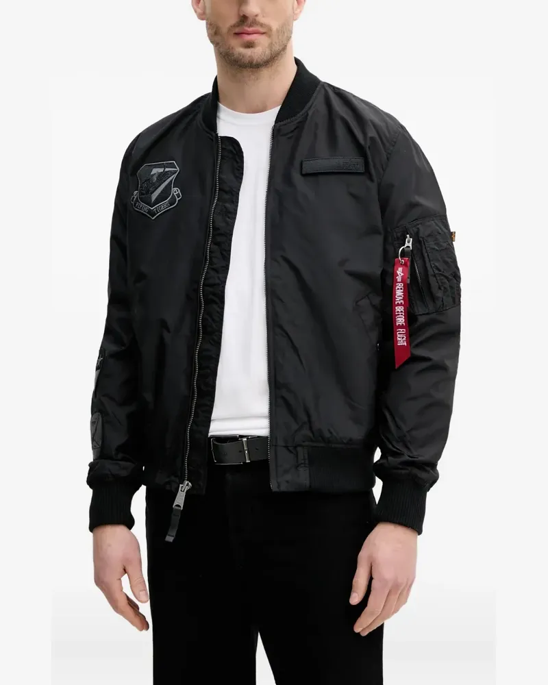 Alpha Industries MA-1 Bomberjacke - Schwarz Schwarz