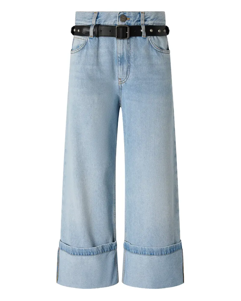 Pinko Jeans mit Gürtel - Blau Blau