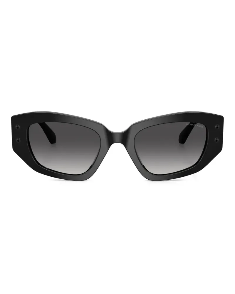 Michael Kors Sonnenbrille mit Logo-Print - Schwarz Schwarz
