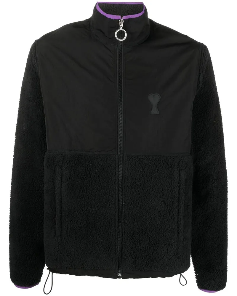 AMI Paris Ami de Coeur Jacke - Schwarz Schwarz