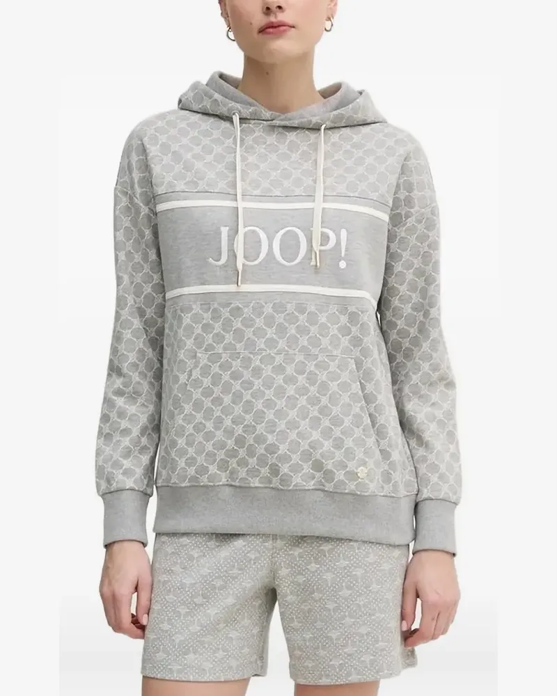 JOOP! Cornflower Hoodie mit Logo-Detail - Grau Grau