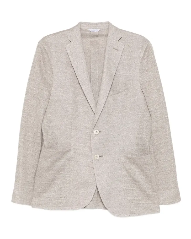 Boglioli linen K-jacket - Grau Grau