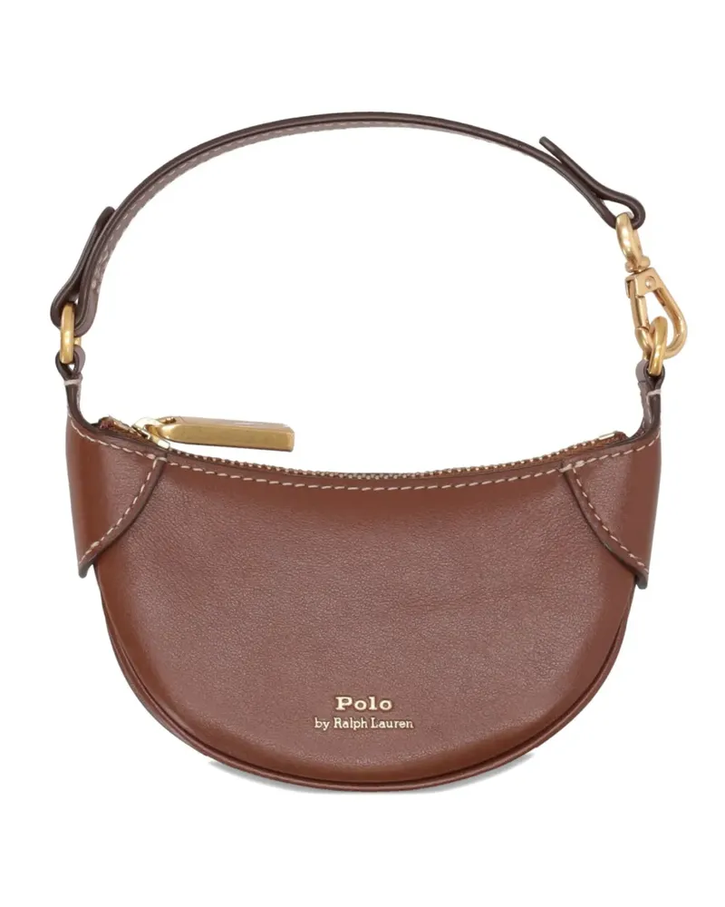 Ralph Lauren Schultertasche mit Reißverschluss - Braun Braun