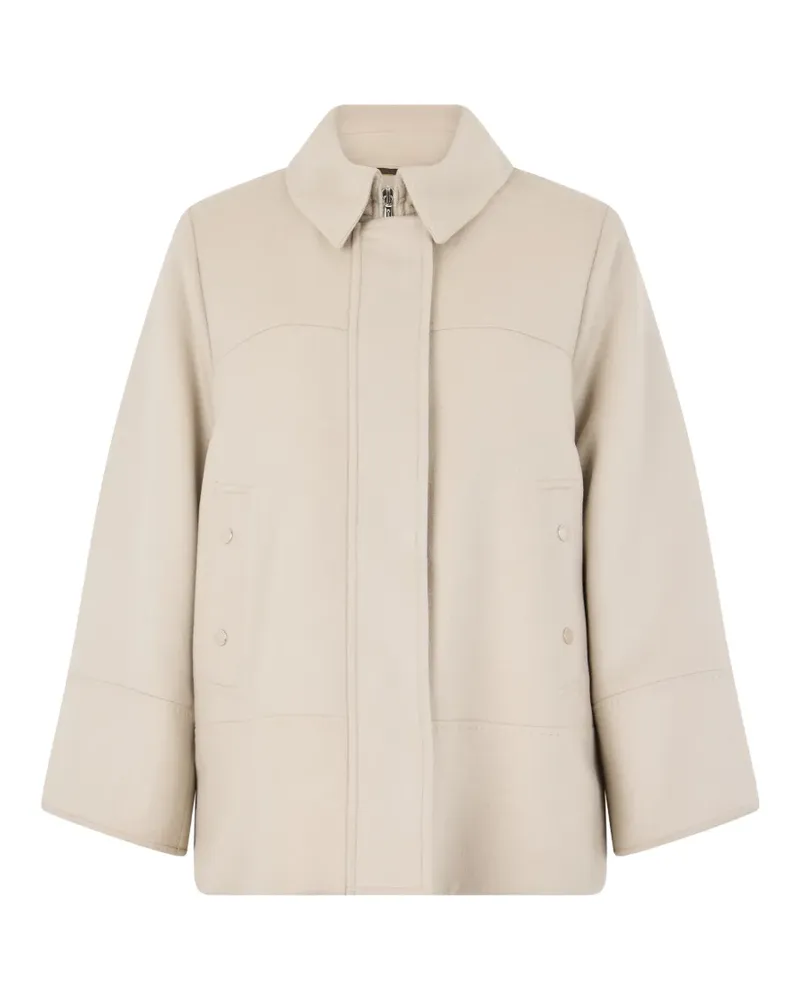 MOORER Kimberly-Le concealed-fastening jacket - Nude Nude