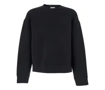 Sweatshirt mit Logo - Schwarz
