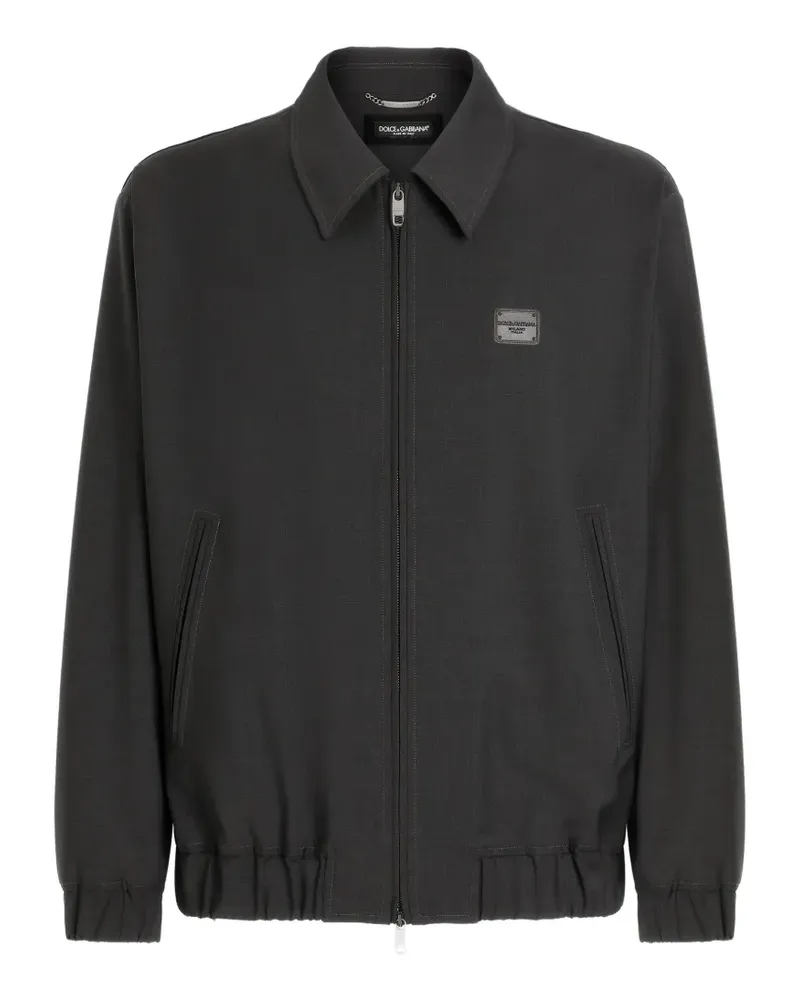 Dolce & Gabbana Wolljacke mit Anhänger - Blau Blau