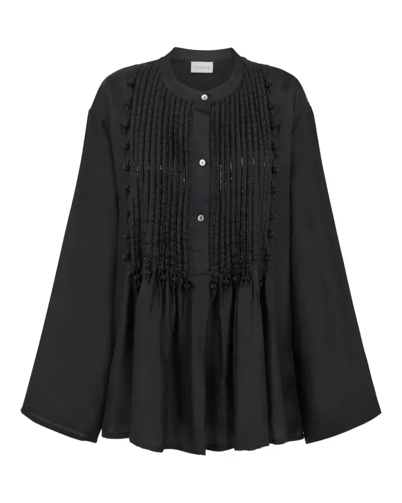 P.A.R.O.S.H. P.A.R.O H. Bluse mit Perlenverzierung - Schwarz Schwarz