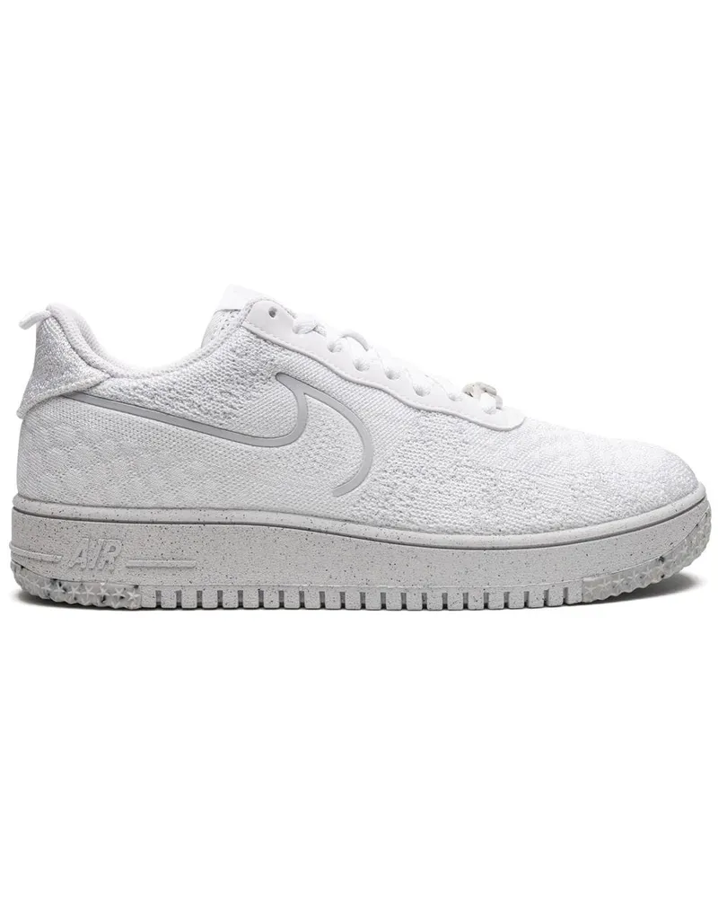 Nike Air Force 1 Flyknit NN Whiteout Sneakers - Weiß Weiß