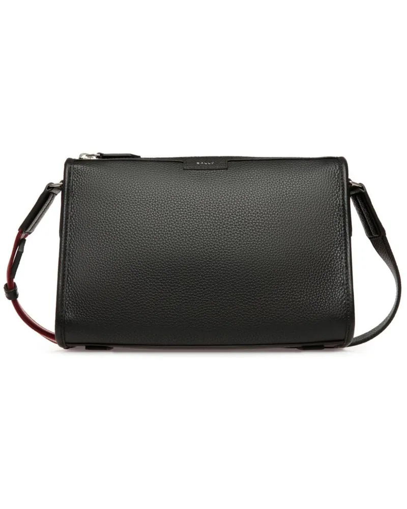 Bally Kuriertasche aus Leder - Schwarz Schwarz