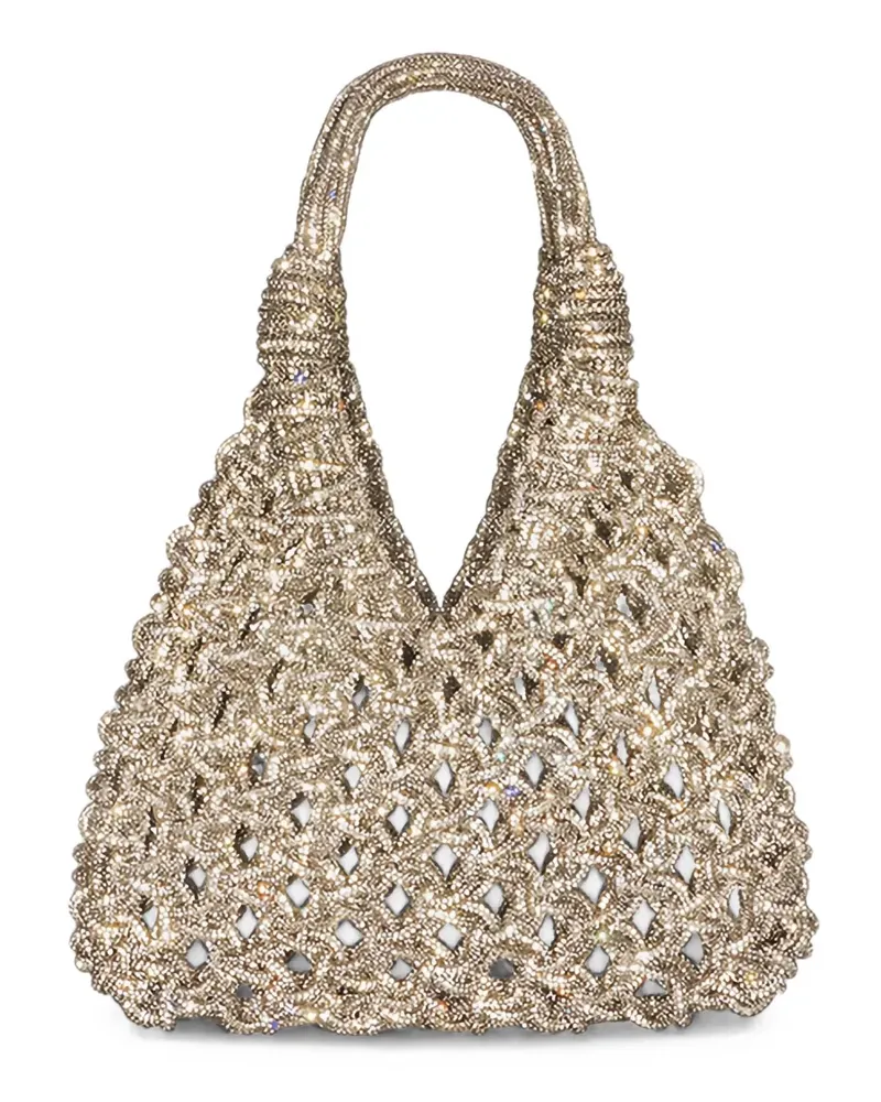 HIBOURAMA Vannifique crystal-embellished tote bag - Gold Gold
