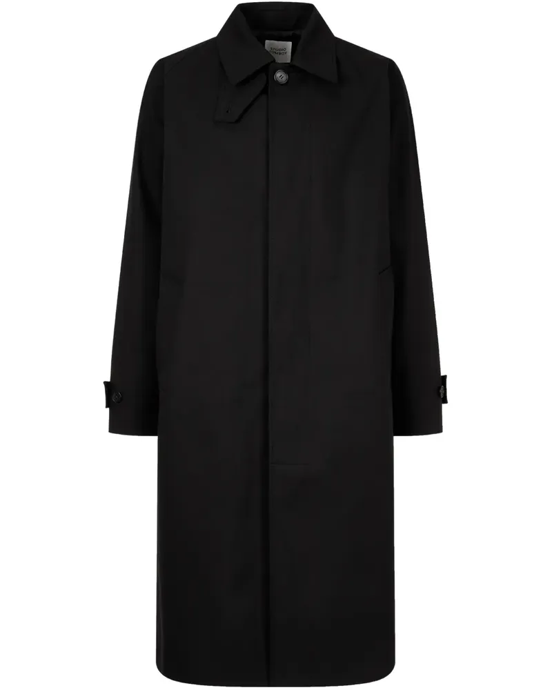 STUDIO TOMBOY Klassischer Trenchcoat - Schwarz Schwarz
