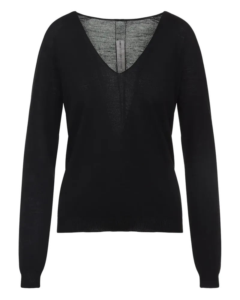 Rick Owens Pullover mit V-Ausschnitt - Schwarz Schwarz