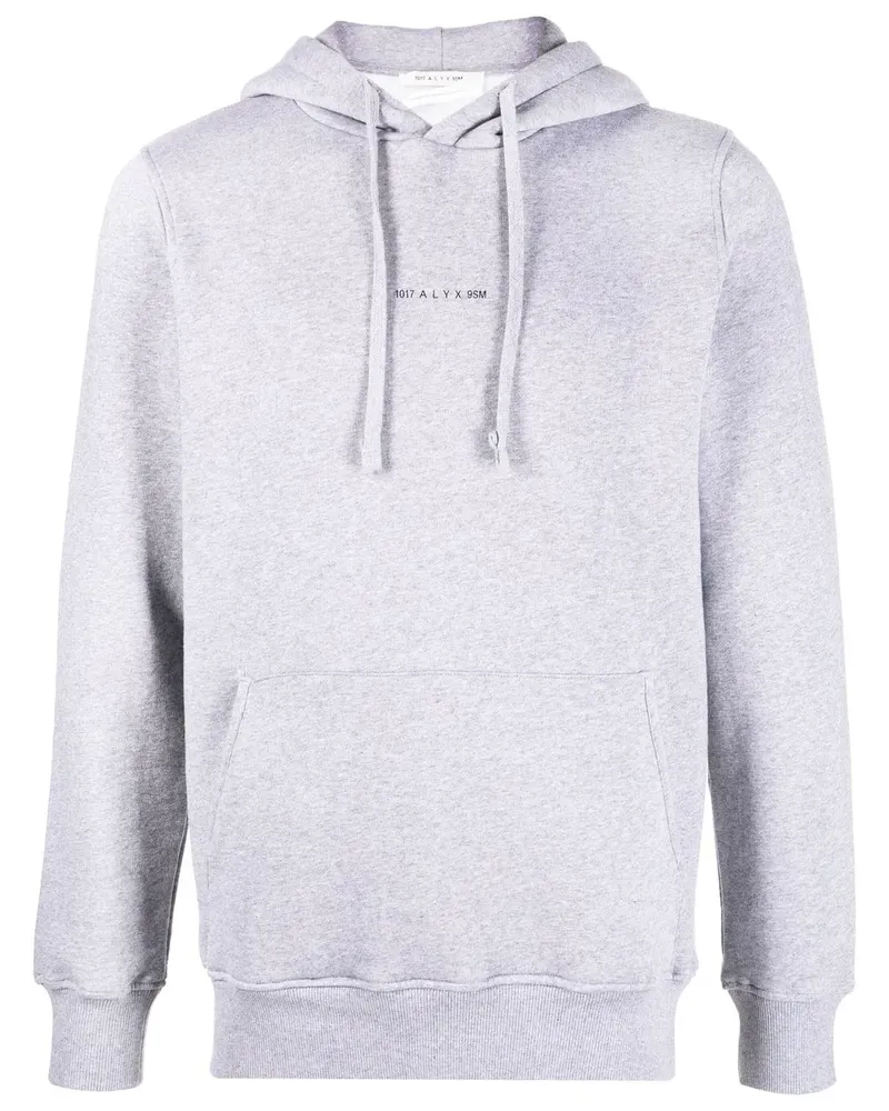 1017 ALYX 9SM Hoodie mit Logo-Print - Grau Grau