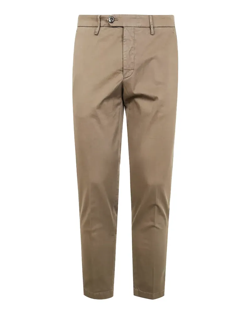 MICHAEL COAL gabardine trousers - Nude Nude