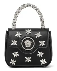 Versace Crystal La Medusa Mini-Tasche Schwarz