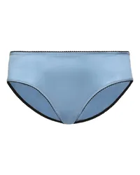 Dolce & Gabbana Slip aus Satin Blau