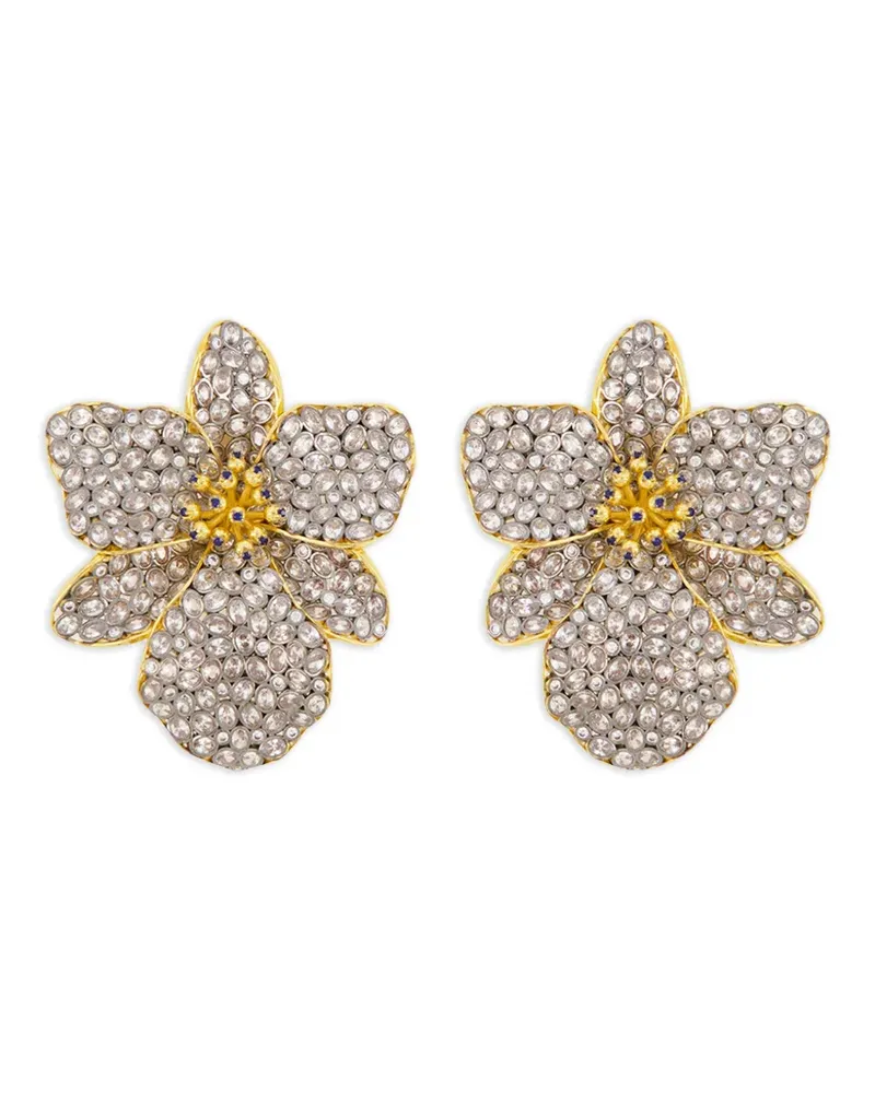 Begüm Khan Singapore Orchideen-Ohrringe - Gold Gold