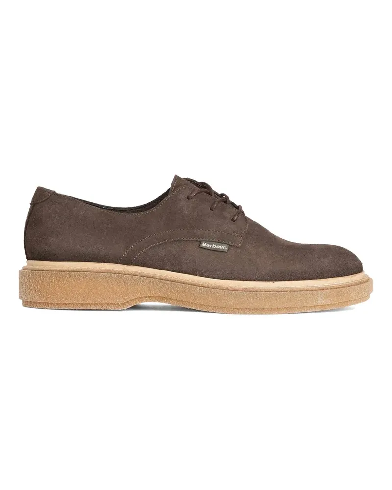 Barbour Harefield suede Derby shoes - Braun Braun