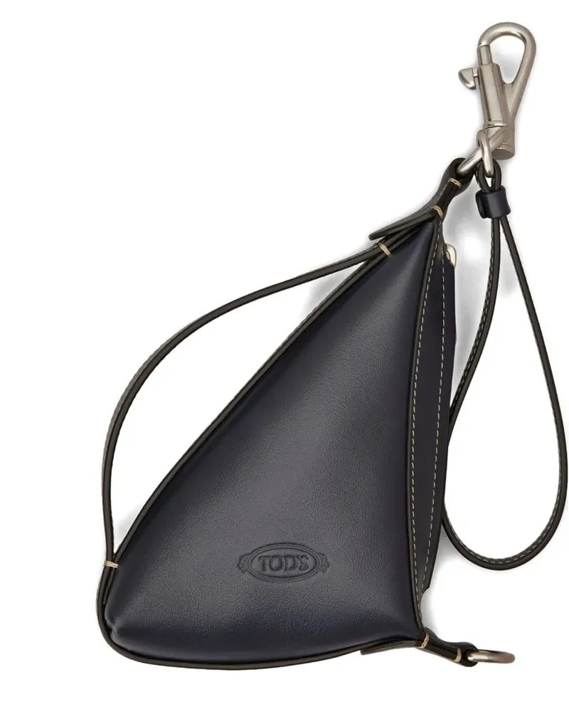 TOD'S Dreieckiges Portemonnaie - Schwarz Schwarz