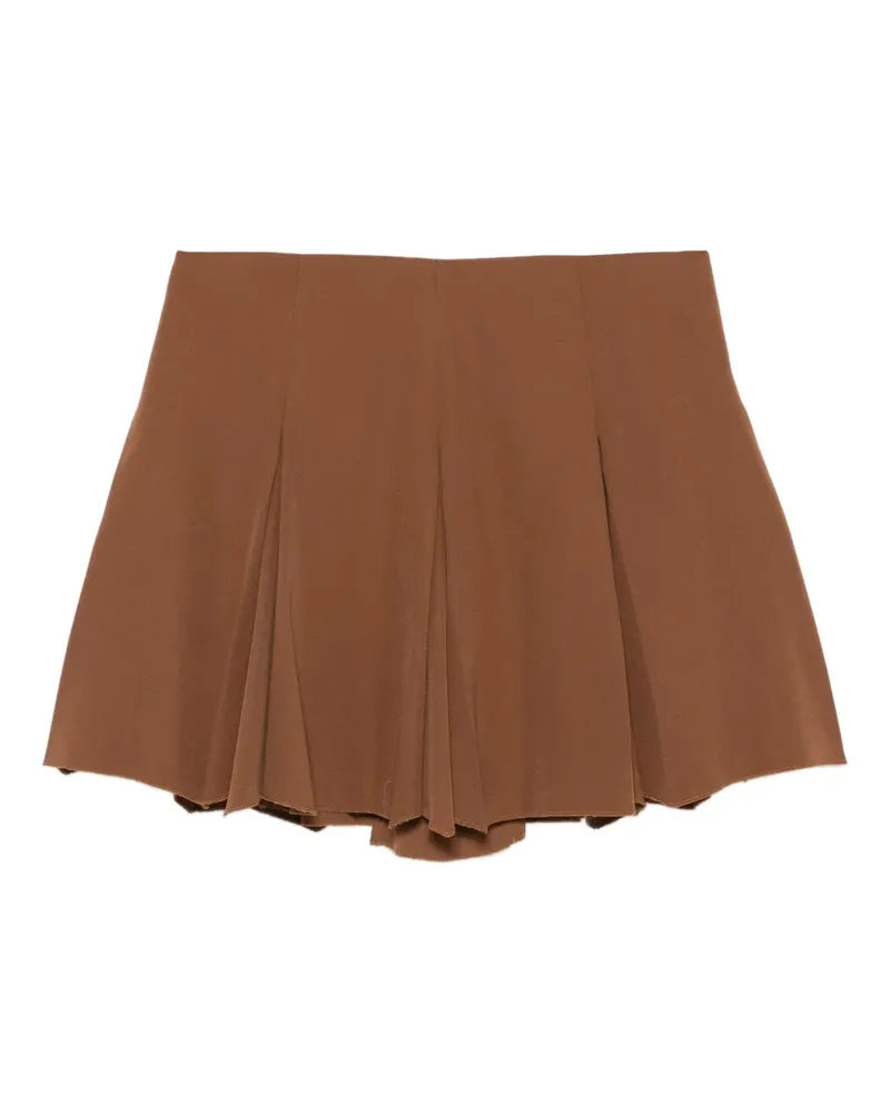 Marni pleated virgin wool skirt - Braun Braun