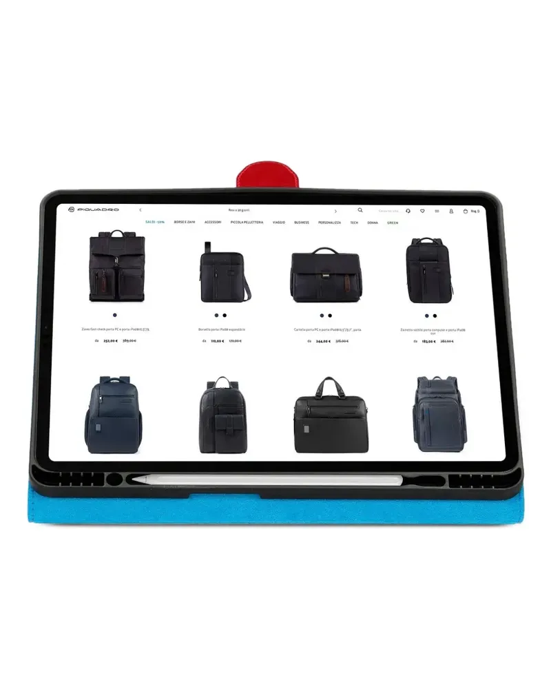 Piquadro iPad-Hülle aus Leder Air 13 - Rot Rot