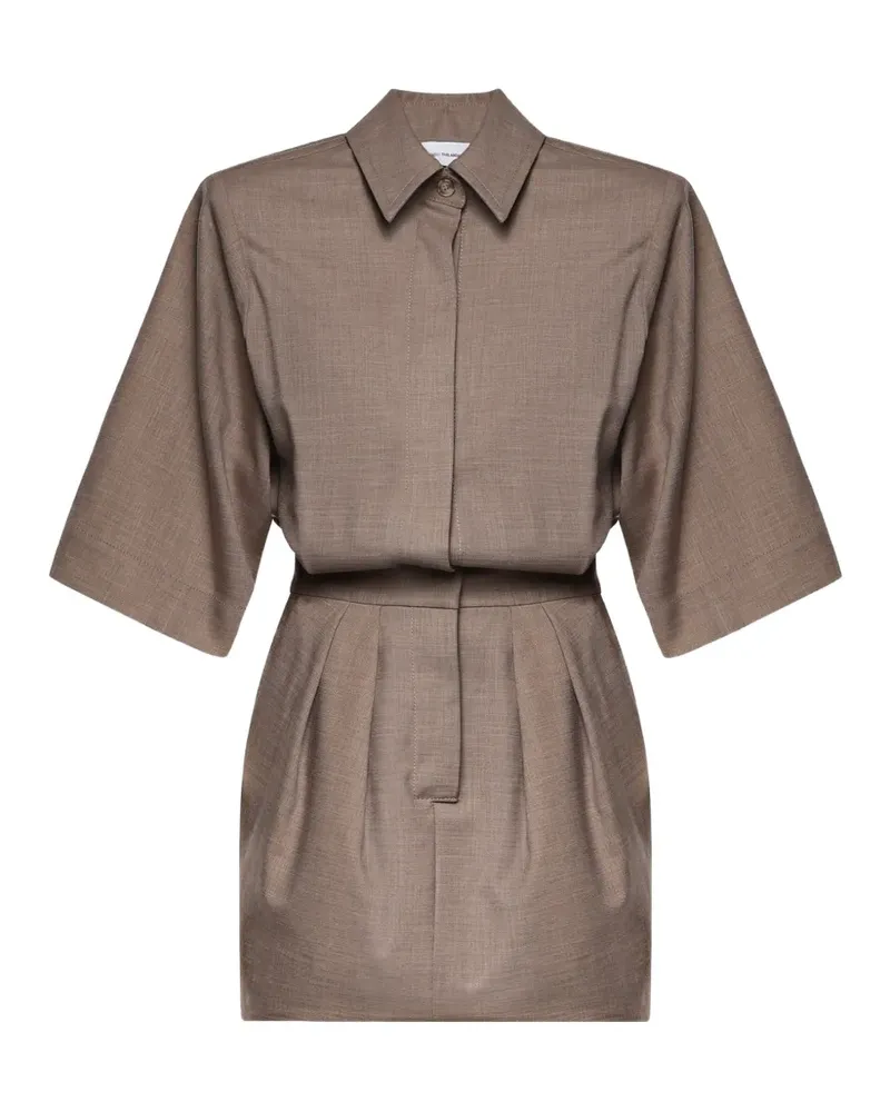 ANDAMANE Axel mini dress - Grau Grau