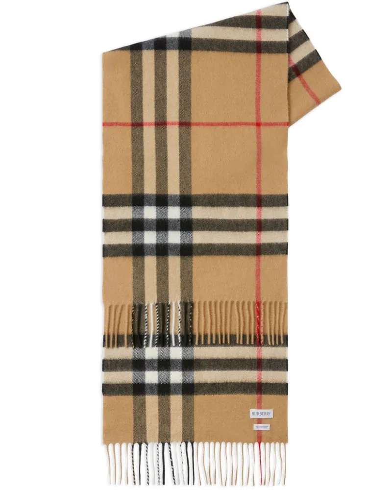 Burberry Schal mit Vintage-Check - Braun Braun