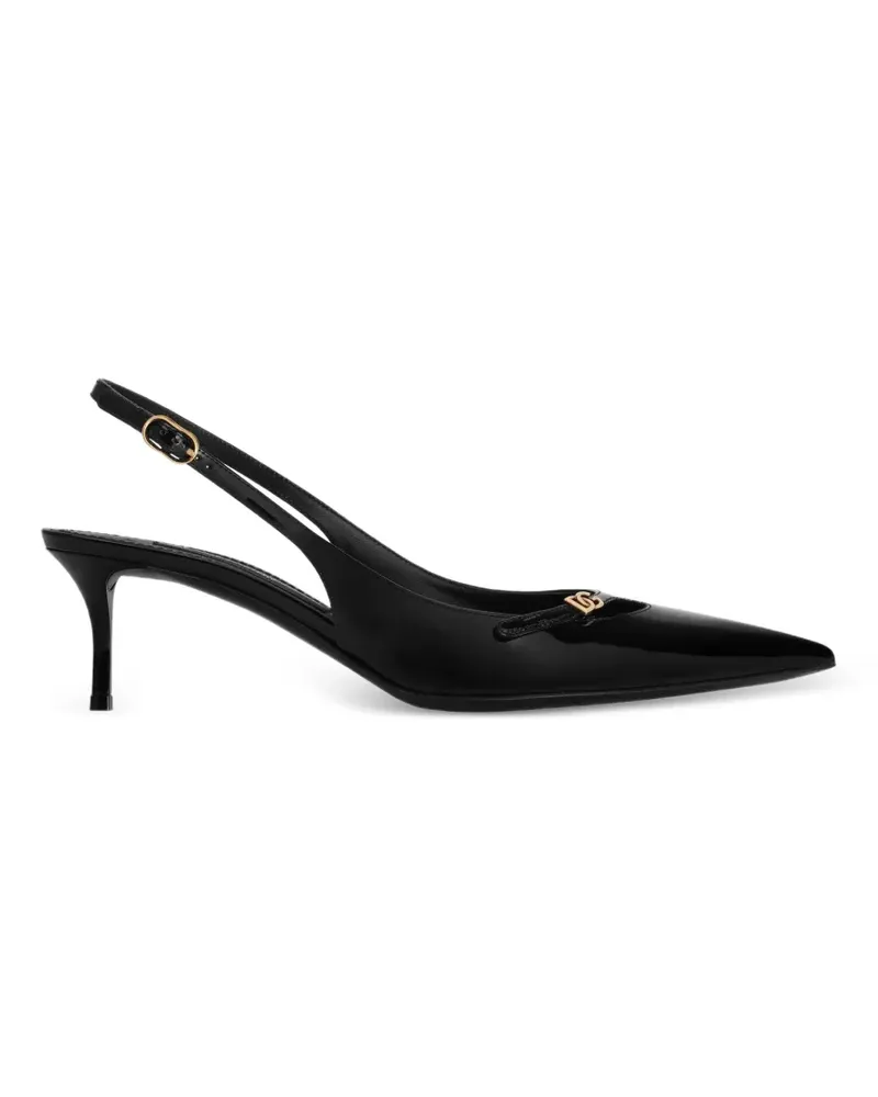 Dolce & Gabbana Pumps mit spitzer Kappe - Schwarz Schwarz