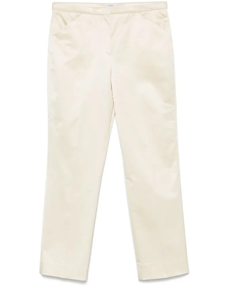 Totême Cropped-Hose mit geradem Bein - Nude Nude