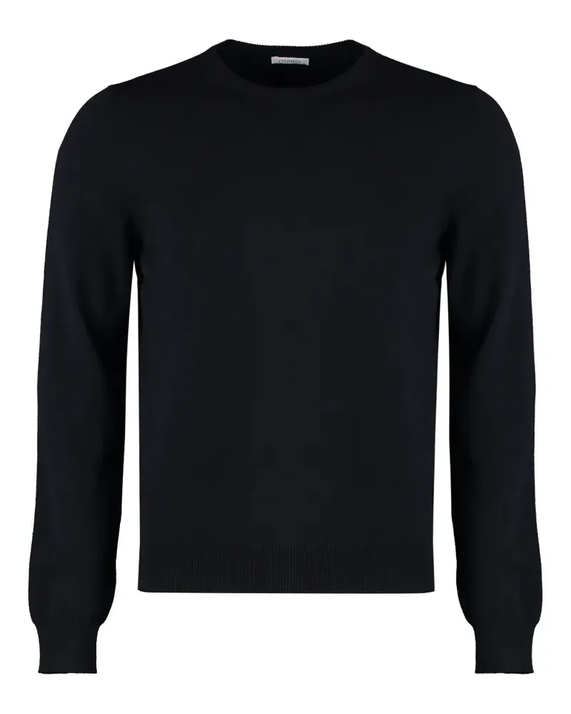 Malo Gerippter Pullover - Schwarz Schwarz