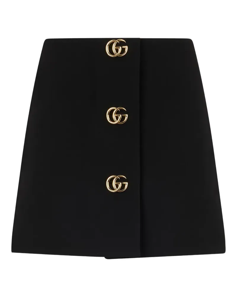 Gucci Double-G A-line mini skirt - Schwarz Schwarz