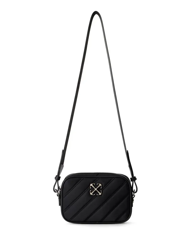 OFF-WHITE Gesteppte Schultertasche - Schwarz Schwarz