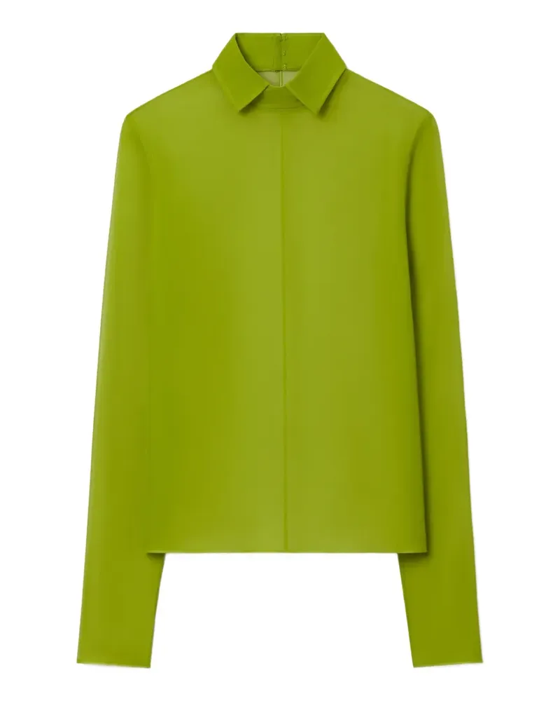 Tory Burch Poloshirt mit Rollkragen - Grün Grün