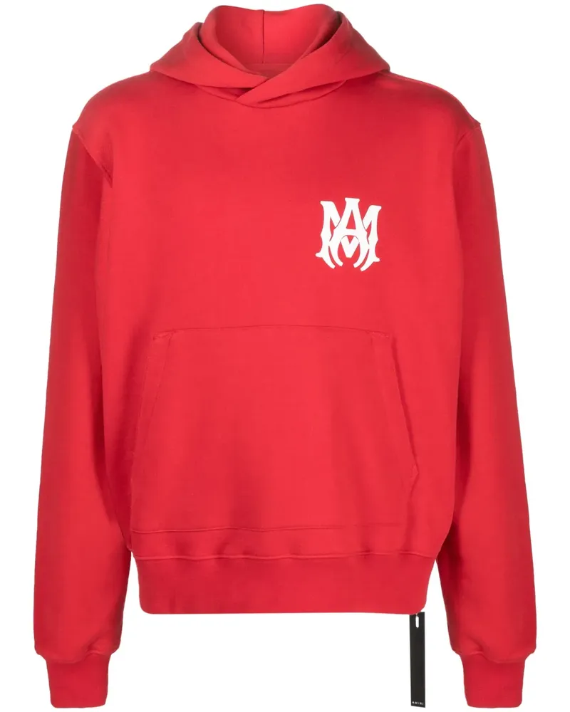 Amiri Hoodie mit Logo-Print - Rot Rot