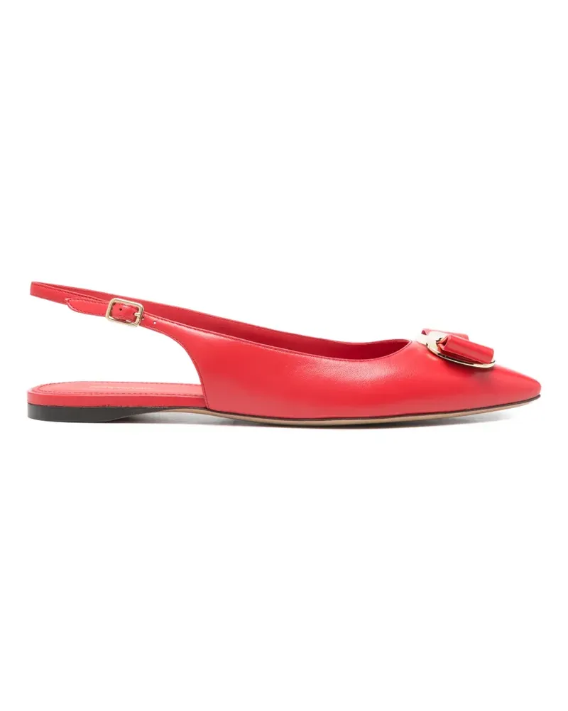 Ferragamo Zelmy Ballerinas mit Schleife - Rot Rot