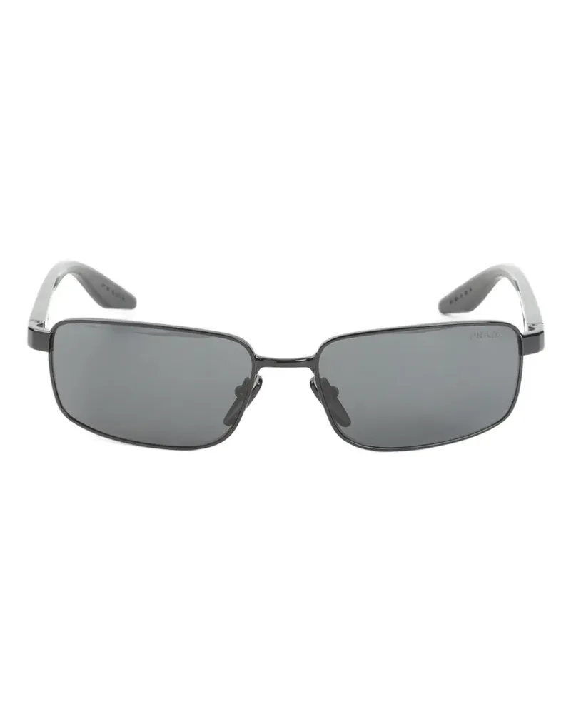 Prada rectangle-frame sunglasses - Schwarz Schwarz