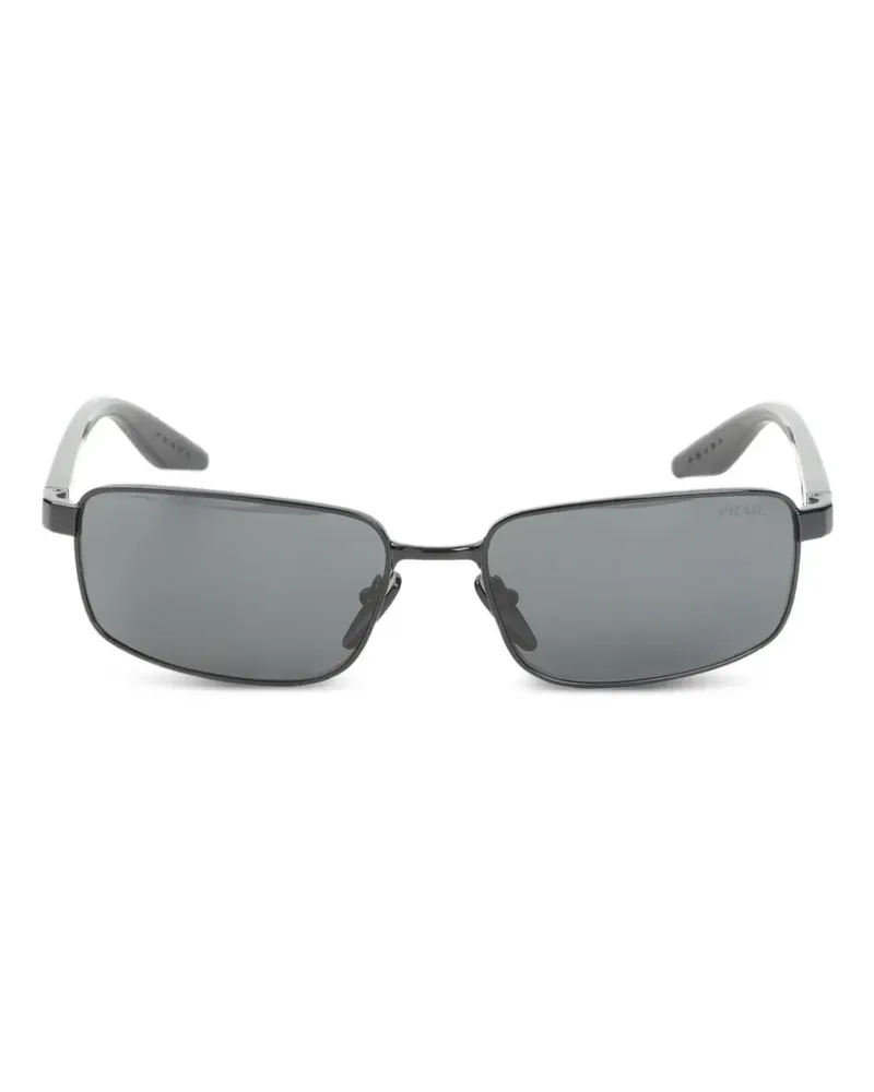 Prada rectangle-frame sunglasses - Schwarz Schwarz