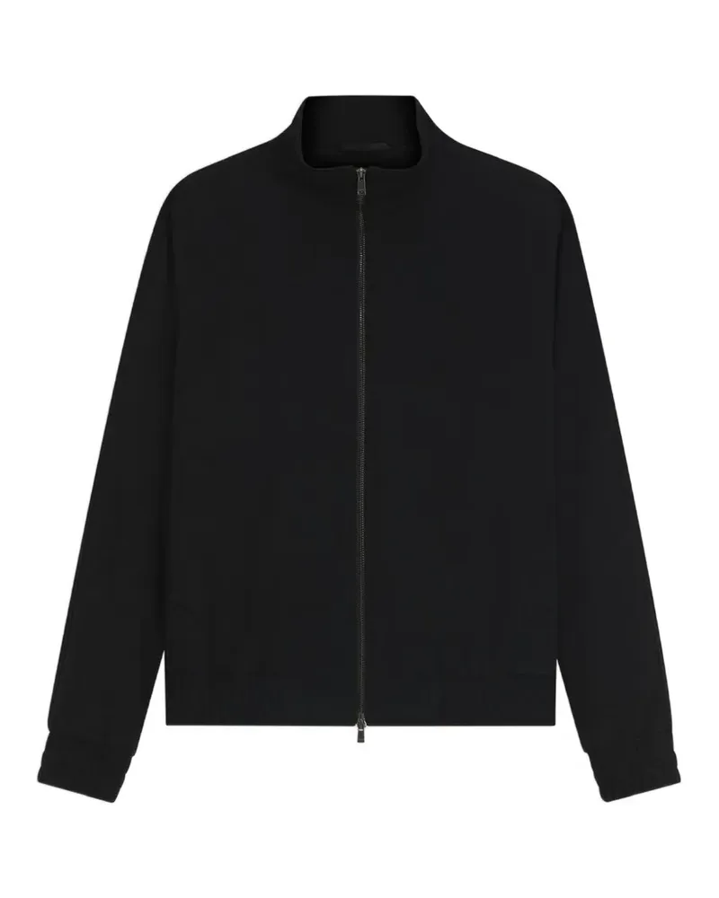HUGO BOSS P-Hanry slim-fit jacket in cotton-blend ponte jersey - Schwarz Schwarz
