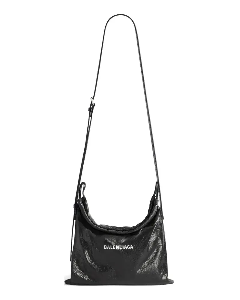 Balenciaga medium leather messenger bag - Schwarz Schwarz