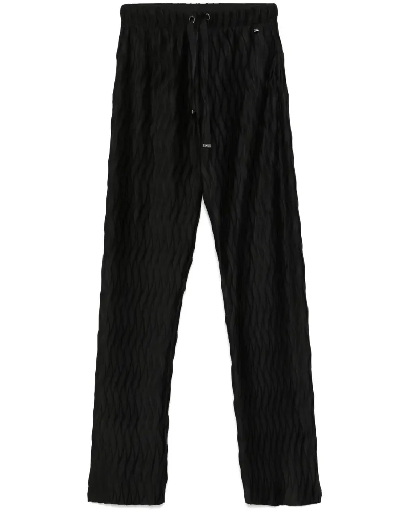 Herno Plissierte Tapered-Hose - Schwarz Schwarz
