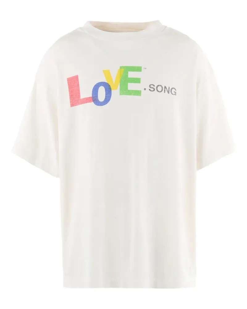 SAINT MXXXXXX Love Song T-Shirt - Weiß Weiß
